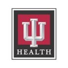 IU Health logo in red, white and black